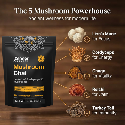 Mushroom Chai | Spiced Wellness Blend