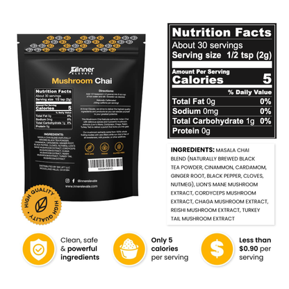 Mushroom Chai | Spiced Wellness Blend