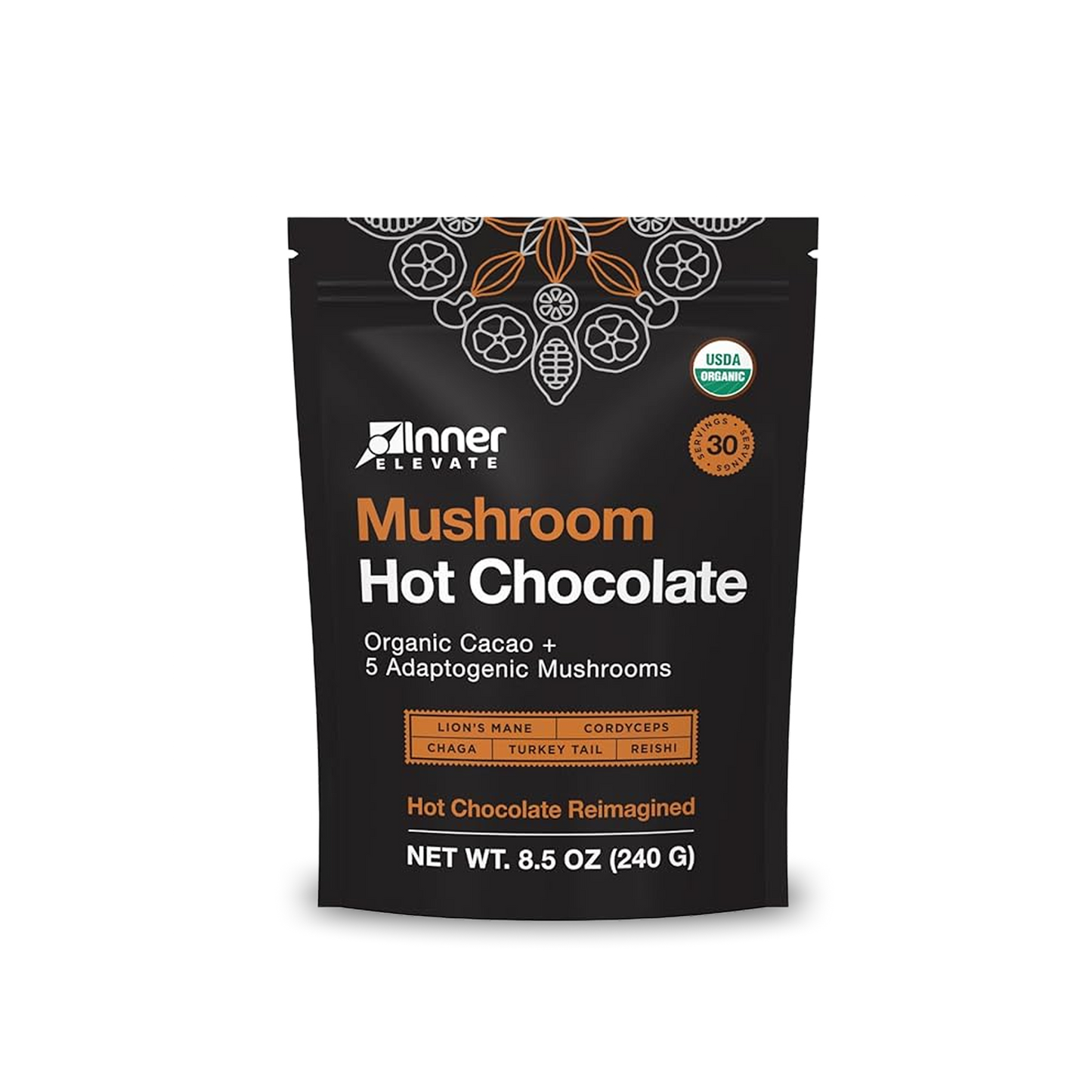 mushroom hot chocolate | indulgent wellness blend