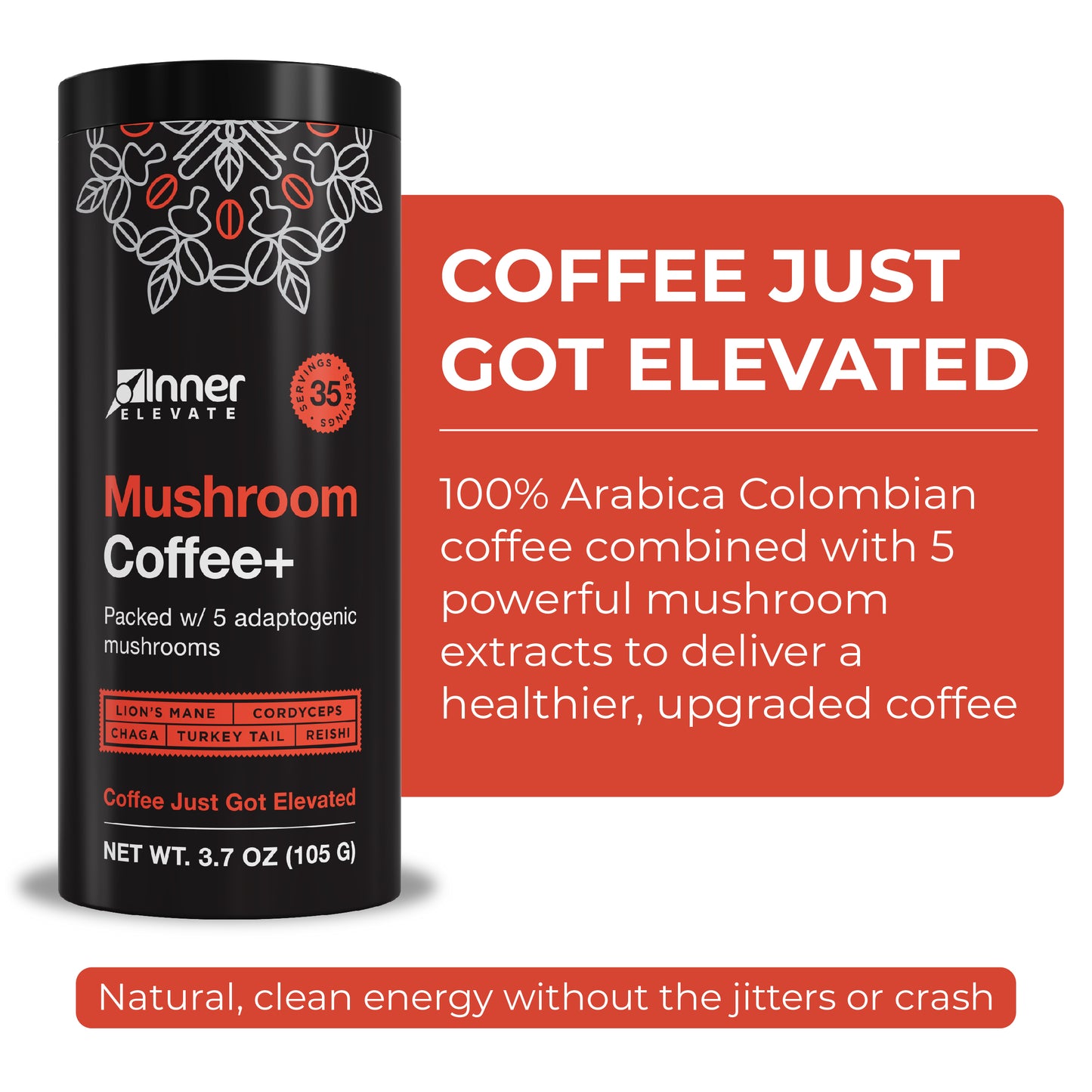 inner elevate mushroom coffee