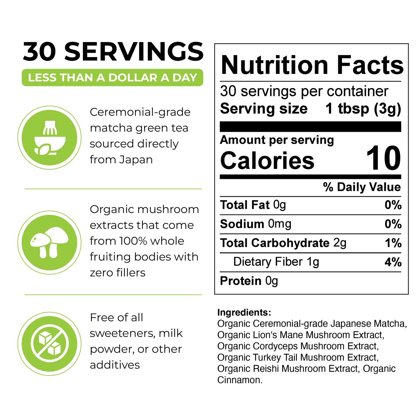 inner elevate mushroom matcha